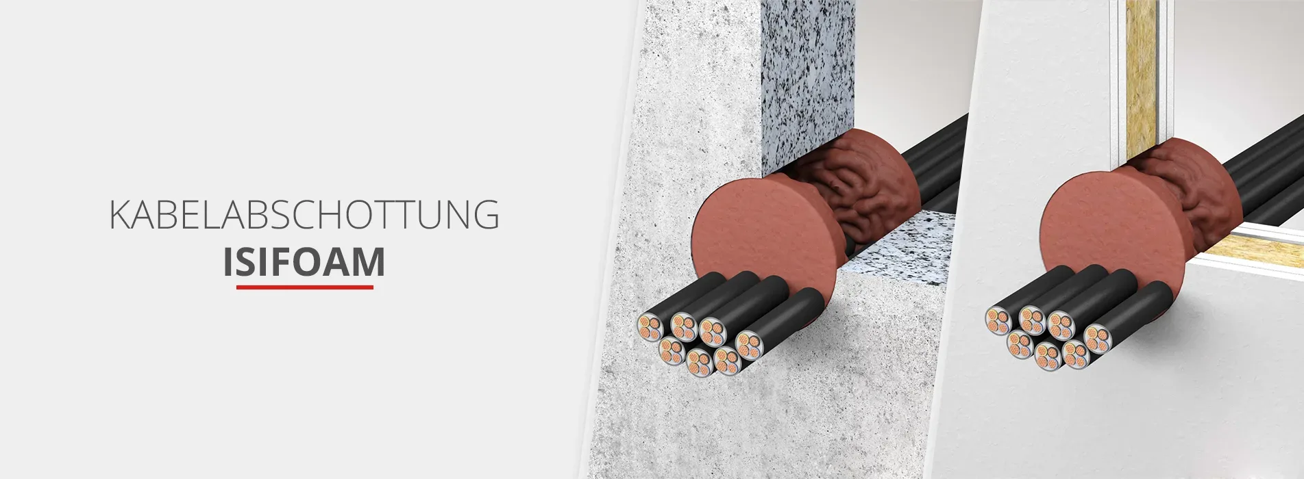 HBT ISIFOAM Brandschutzstopfen - Für 65-250mm Kernbohrungen Made In Germany
